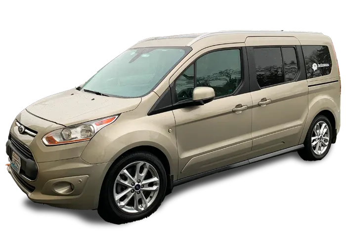 Transit vans used for maritime crew shuttle services and port transportation