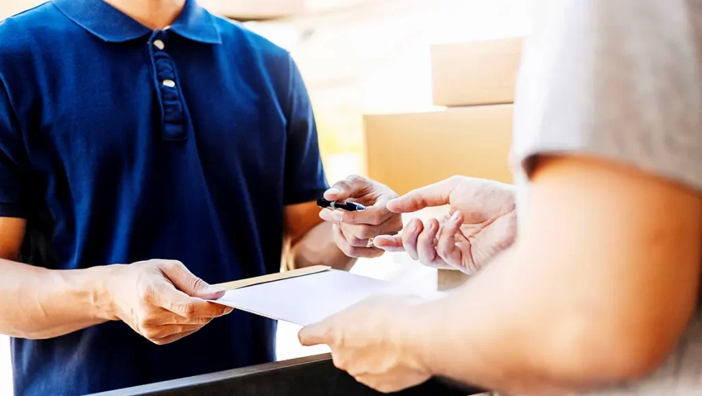 Secure document delivery service for maritime agents and vessel operations